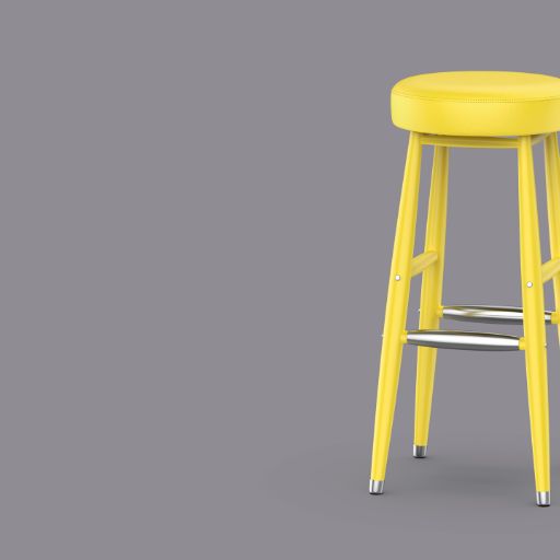 Bar Stool (Tall Design for Elevated Counters)