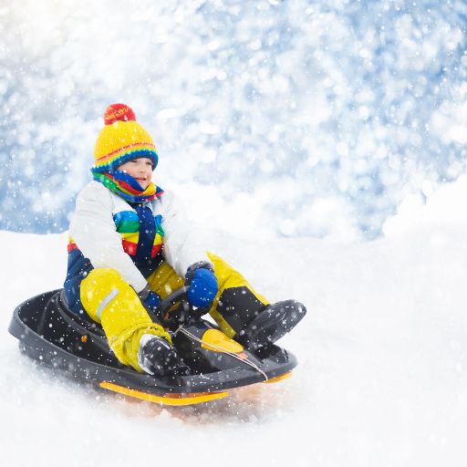 Toddler Plastic Sled (31 Inches Long)