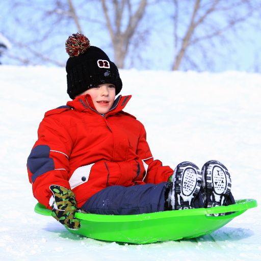 Toddler Plastic Sled (34 Inches Long)