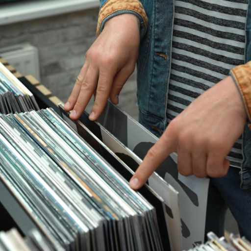 Vinyl Record Storage Box