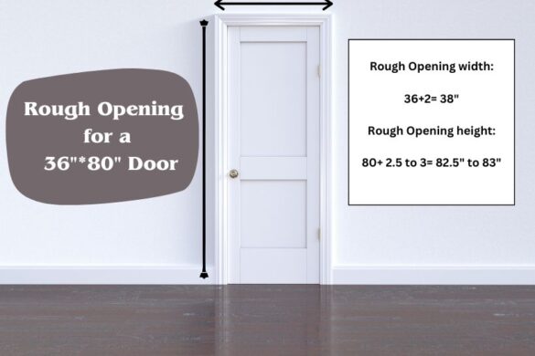 Rough opening for doors – 24”, 28”, 30”, 32”, 34” & 36” – Opening Sizes ...